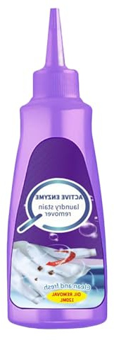 120ml Active Enzyme Stain Remover for Clothes, 2025 New Laundry & Cleaning White Shirt Garment Stubborn Stain Cleaner Oil Remover(1PC)
