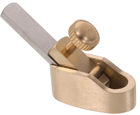 Ciieeo Mini Pialla per Violino in Metallo Compatto Lama da 8mm, Design Resistente All'usura, la Lavorazione del Ponte e Progetti di Falegnameria Fai da Te