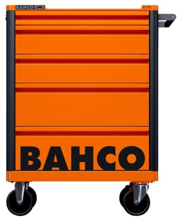 Bahco Stahl Rollenschrank 5 Schubladen mit Rollen, 965mm x 693mm x 510mm