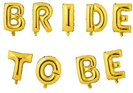 Miss Bakery’s House® Ballon – Folie – Bride To Be – Gold – Party-Deko JGA