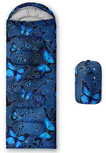 HOSIMA Schlafsäcke,Kaltwetter-Mumienschlafsack für Erwachsene,Mädchen,Jungen,Wasserdicht,Herren für warmes Camping, Wandern, Outdoor, Reisen, Jagd, mit Kompressionsbeuteln(AH0139)