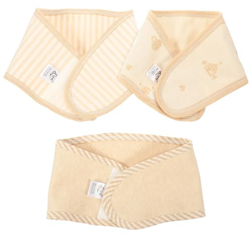 ORFOFE Lot de 3 bandes adhésives pour bébé - Hernie ombilicale - En coton - Doux pour la peau