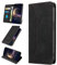 KANVOOS Funda para Huawei Mate 20, Funda Tapa Libro Movil de Cuero PU [Ranura para Tarjeta], Flip Case Billetera Carcasa para Huawei Mate 20 (Negro)