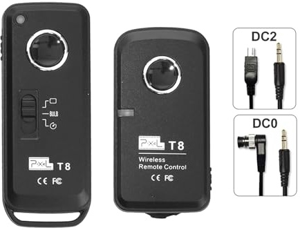 Camera Shutter Release Cable Timer DC2/DC0 Compatible with Nikon Df, Z5, Z6, Z9, D850 D750, D5300, D3300, D7500, F90, F90