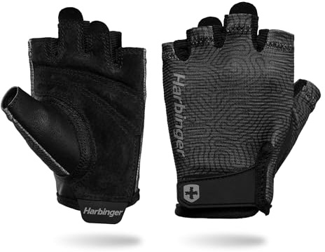 Power Gloves 3.0 - Durable Half Finger Weightlifting Gloves with Adjustable Wrist Closure, Breathable Leather Palm, Women's