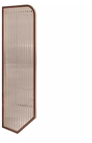 Urinal Trennwand Privatsphäre Glaspaneel mit rostfreier Rahmen für öffentliche Toiletten Modernes Design, leicht zu reinigen, langlebig und sicher