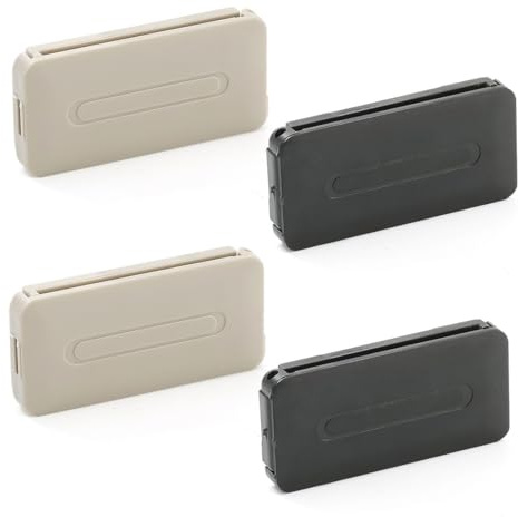 WeddHuis 4 Pezzi Clip Cinture Sicurezza Auto Universali, Regolabile, Blocca Cinture Sicurezza Auto, per Bambini e Adulti, per Cinture di Sicurezza di Autocarri