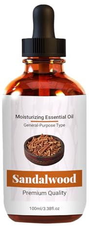 Ätherische Öle lavendelöl 100 ml,100% Reine Natürliche, Aromatherapieöl von Erstklassige Qualität, Duftöle für Diffusor, Luftbefeuchter, Entspannen, Massage, Bad (100ml, Sandelholz)