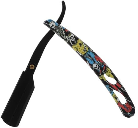 Beavorty Edelstahl Haarschneide Rasiermesser Klappbar Haarstyling Profi Barber Tool Bart Haarrasur Für Herren Zuhause Und Friseursalon