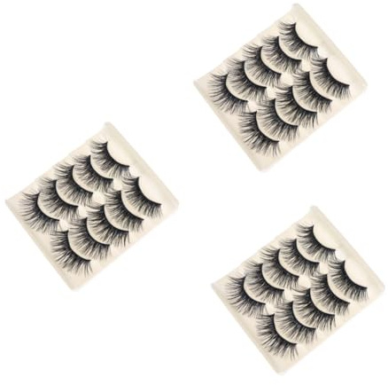Baluue 15paare Pärchen Künstliche Wimpern Lange Dicke Und Flauschige Wimpern Hochwertiger Für Natürlichen Look Für Alltag Und -make-up Schwarz Und Blau