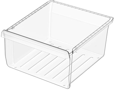 Cajón para refrigerador DA97-08693B mejorado compatible con Samsung DA97-08693A Bandeja de verduras superior RS25J500DSR RS25J500DSG RS25H5000DSG RS25H5000SR RS261MDRS