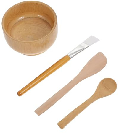 Homoyoyo -schalen Masken-rührschüssel Diy-maskenschale Aus Holz Maskenpinsel Und -werkzeugen Für Heimgebrauch Und Reisen