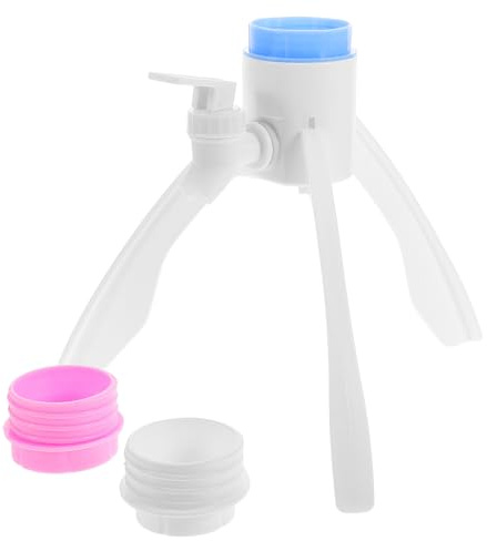STOBAZA Enfriador de Agua Soporte Triangular de Abs para Botellas de Agua Mineral, Diseño Ahorrador de Espacio Adecuado para Colocación en Escritorio y Dispensador Práctico