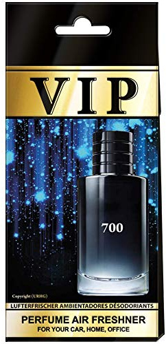 VIP - 5 deodoranti per auto misti per profumi, ispirati da profumi di design di alta qualità. LUNGA DURATA ED ESQUISITA