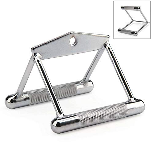 Kabalo Multi Gym V Handle Attachment Double Seated Row Lat Twin Cable Training Grip Bar