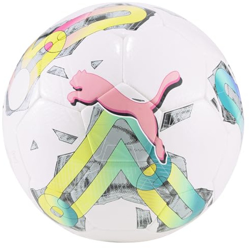 PUMA Orbita 6 MS, Palline da Allenamento Unisex, Bianco-Multicolore, 5