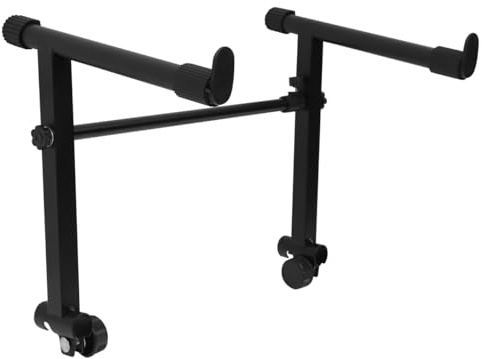1 Set mit 2 Etagen, Tastaturständer, zweiter Etagen, Tastaturständer, verstellbare Breite 45–75 cm, Tastaturständer, Verlängerung für Tastaturständer