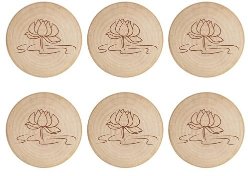 6 abrebotellas de cerveza simples imanes redondos de madera para nevera, para cocina, bar, fiesta