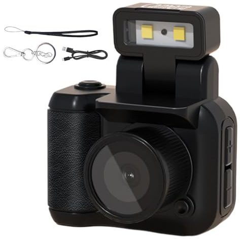 Caméra Vidéo Rétro Mini Caméscope Vintage Compact | Shot Caméra Numérique Pouce Multifonction pour , Vlog, Enregistrement, Garçons, Filles