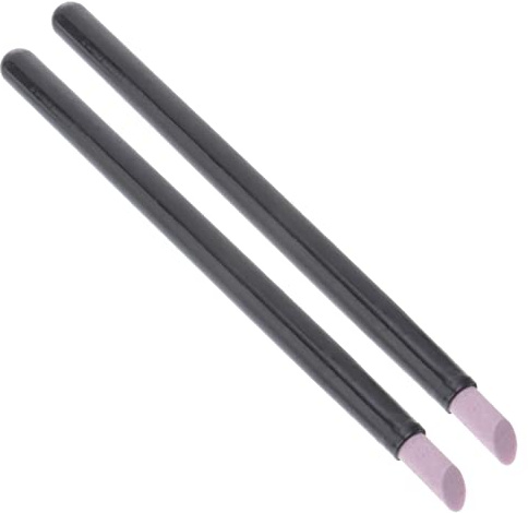 Garneck Nagelhautentferner Set : Profi Nagelhautschieber für sanfte Maniküre - Nagelpolierer Stift zur Nagelpflege & Pediküre, 2 Stück