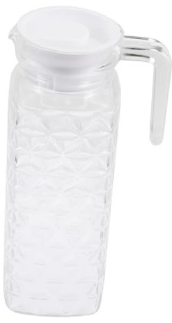 OFFSCH Jarra De Agua De Plástico Tapa Jarra De Agua Transparente Hogar Recipiente De Gran Capacidad