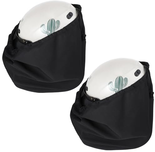 2 bolsas de almacenamiento de microfibra para casco de soldadura, con cierre de cordón, mochila plegable grande de almacenamiento para organizar cascos, mochila ligera para motocicleta, bicicleta