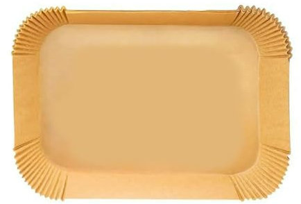 GLDFW Papier sulfurisé rectangulaire pour friteuse à air, revêtements antiadhésifs, Accessoires pour friteuse à air Double Zone