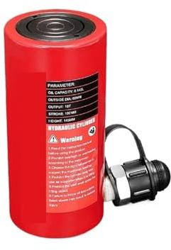 Ariete idraulico, Cilindro idraulico di tipo lungo RC-10100 Martinetto di sollevamento idraulico con potenza di 10T Corsa di 100mm per uso a lungo termine