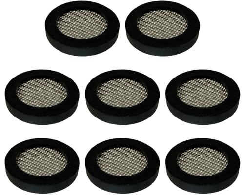 SISI UK Inlet Hose Filter Mesh Washers 3/4 Universal Tap Connector (24mm OD x 16mm ID x 3.7mm) Inlet Hose Filter for Washing Machines & Dishwashers Pack of 8