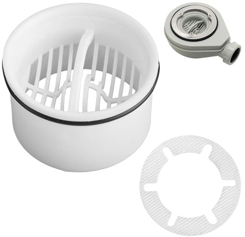 Haarsieb Tauchrohr Dusche,Duschsieb Abfluss Haare,Haarsieb Duschrinne,Abflusssieb Dusche Haare,Geruchsverschluss Ablaufgarnitur,Kompatibel Mit6960 6963 6961 6962,Für Die Filterung Bad Und In Der Küche
