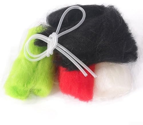 Vibsky Bissanzeiger-Set zum Fliegenfischen mit Wolle und Silikonschlauchwerkzeugen(L)