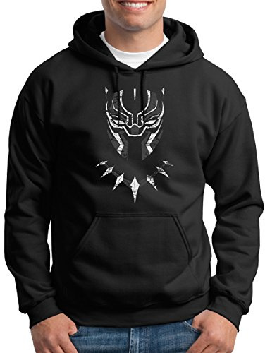 TShirt-People Black Panther Logo Kapuzenpullover Herren XXXL Schwarz