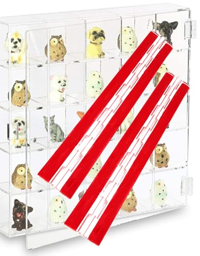 WENTING Bisagra de piano de acrílico transparente de 300 mm, bisagra acrílica de 30,5 cm, bisagra de 30,5 cm, juego de 2 piezas para caja transparente, soporte de exhibición (autoadhesivo)