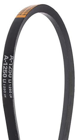 sourcing map A-1250 V-Belts Drive Belt 1250mm Inner 13mm Width 8mm Thickness Girth Rubber for Power Transmission