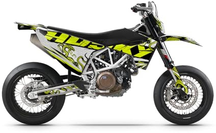 Dekor, Aufkleber für Husqvarna 701 - Mamba Edition Arider (Gelb)