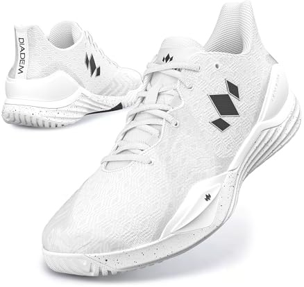Diadem Court Burst Shoe, Pickleball/Tennis, White, 8 Women/6.5 Men