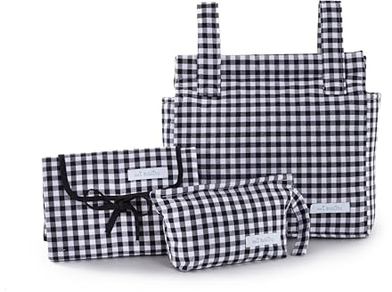 Mi Bollito Mutterschaftsset für Babys – Vichi Wickeltasche, tragbare Wickeltasche und Wickelunterlage, wasserdicht, vollständig in Spanien hergestellt (Kinderwagentasche, Kulturbeutel und