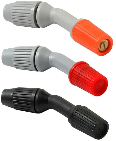 arrderly 3 Kunststoff-Sprühdüsen, Zubehör für die Bewässerung für den Garten, Ersatzzubehör für Sprühpistole, zur Bewässerung und Reinigung