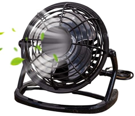 Ventilador de mesa portátil | Portátil de 4 pulgadas Small Small USB Desk
