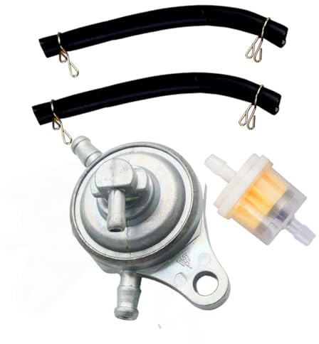 DIFLAX Robinet Essence, Valve Sous Vide, Robinet Essence 6mm, Robinet Carburant, 3-Ports Soupape, Adapté pour GY6 50cc-150cc, Moto, Tondeuse, Durable