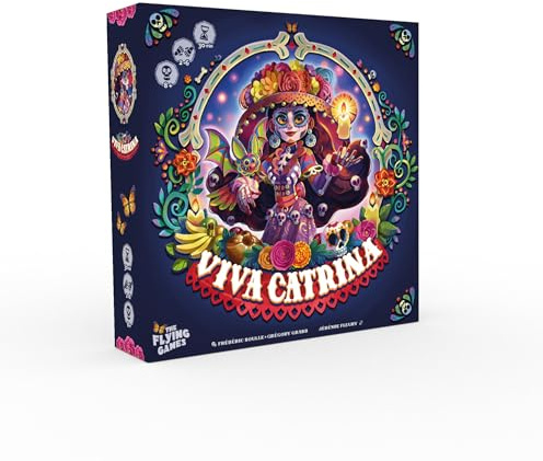 Viva Catrina, Jeu de Pose de tuiles Tactique, 2-6 Joueurs dès 8 Ans