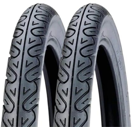 2 pneus de roue pneumatiques 2 1/2-16 roues moto Piaggio Ciao si Bravo alliage pneumatique 16 pour cyclomoteur (2 couvertures)