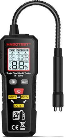 Walmeck Tester del Liquido dei Freni Rilevatore Dell'olio dei Freni Strumento Ad Alta Precisione per Automobili DOT3 DOT4 DOT5.1