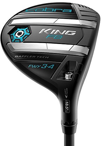 Cobra Female 2018 King F8 Women's Fairway 2018 King F8 Fairway 7W9W (Women's, Right Hand, Graphite, Ladies Flex), Black/Lexi Blue