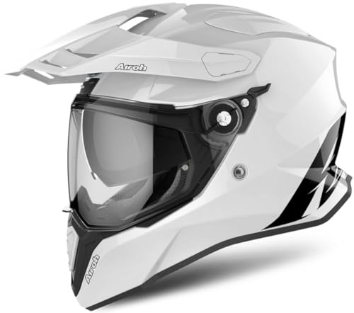 Airoh Helmet Commander Color White Gloss Xs