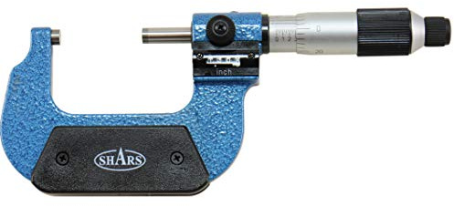 Shars 1-2 Digit Outside Micrometer, 0.0001 Graduation 303-2403 P)