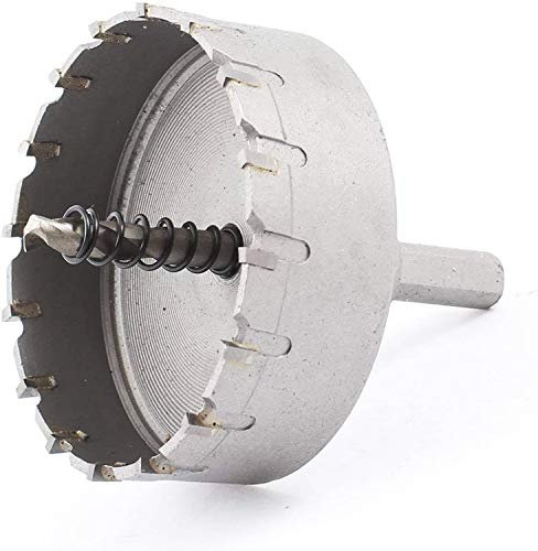 XMHF 75 mm Schneidedurchmesser Wolframcarbid Lochsäge, Lochbohrer, Lochkreissäge, robust, dickes Metall, Holz, Stahl