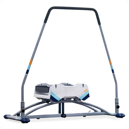 Aeroski Power Pro Home Fitness - Simulator Exercise Machine with Ski Poles, VR Goggles, and Fitness App to Provide Low Impact, Plyometric, Total-Body Workouts