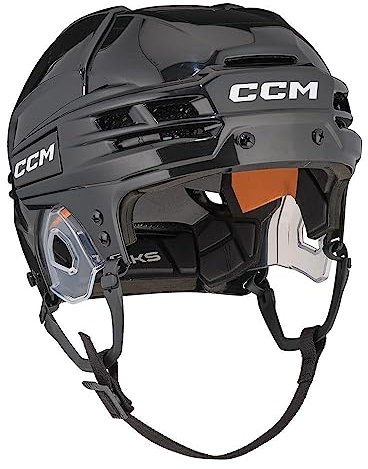CCM Tacks 720 - Casco da hockey su ghiaccio, per anziani (nero, taglia: S)