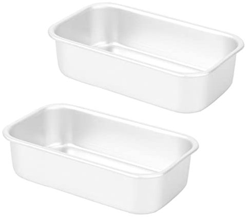 PACKOVE Moule à Cake Carré en Alliage D’aluminium 2 Pièces
